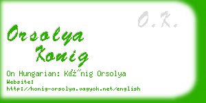 orsolya konig business card